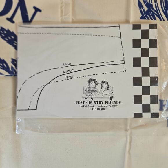 Flour Sack Children Jumper Pattern Kit 4 Flour Sacks Blue Ribbon Race Horse Oats - Picture 8 of 11